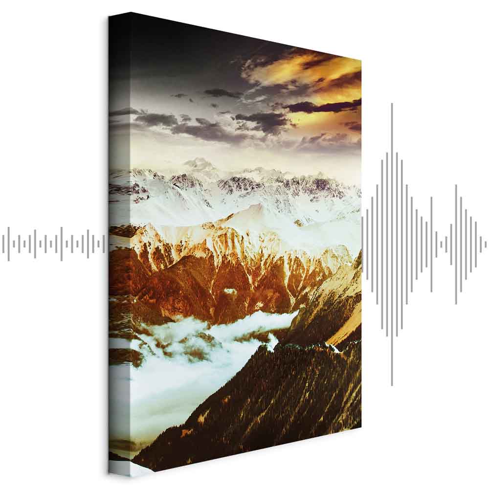 Copper Mountain Peaks Landscape Canvas Print