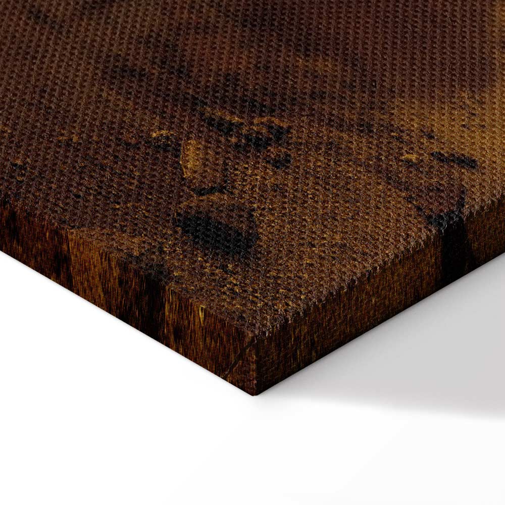 Autumn Lake Sunset Landscape Canvas Print