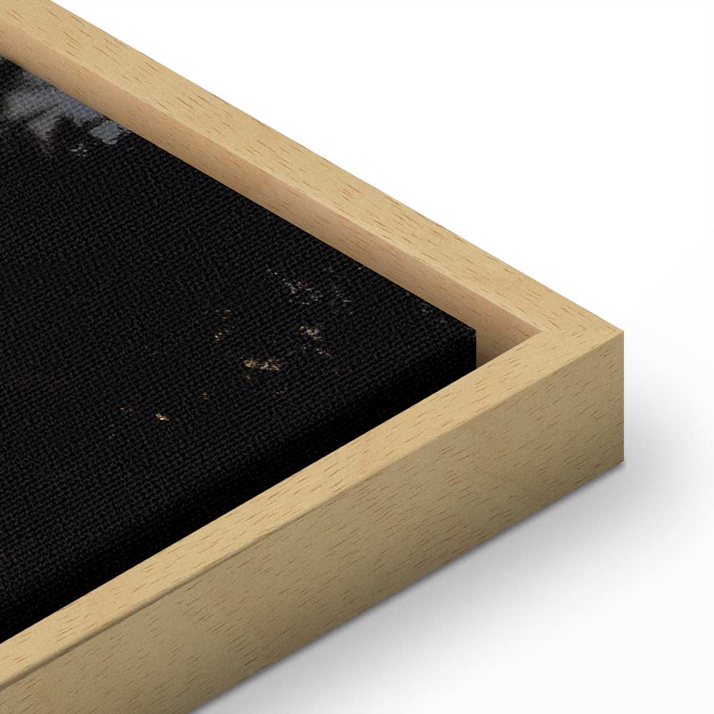 Autumn Lake Sunset Landscape Canvas Print