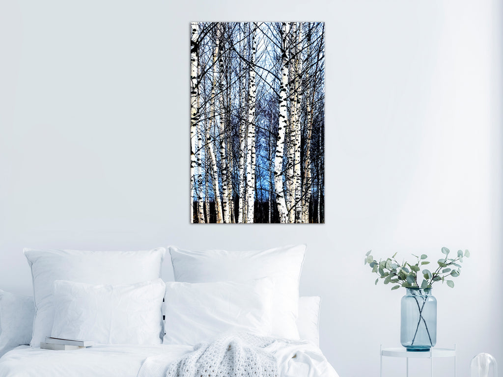 Canvas Print Vertical Frosty January 1 Part