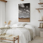 Abstract Sky Wave Vertical Canvas Print