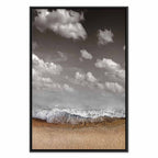 Abstract Sky Wave Vertical Canvas Print
