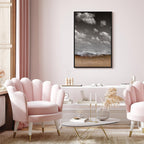 Abstract Sky Wave Vertical Canvas Print