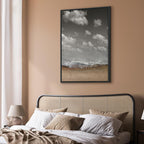 Abstract Sky Wave Vertical Canvas Print