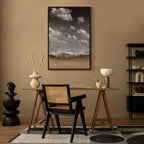 Abstract Sky Wave Vertical Canvas Print