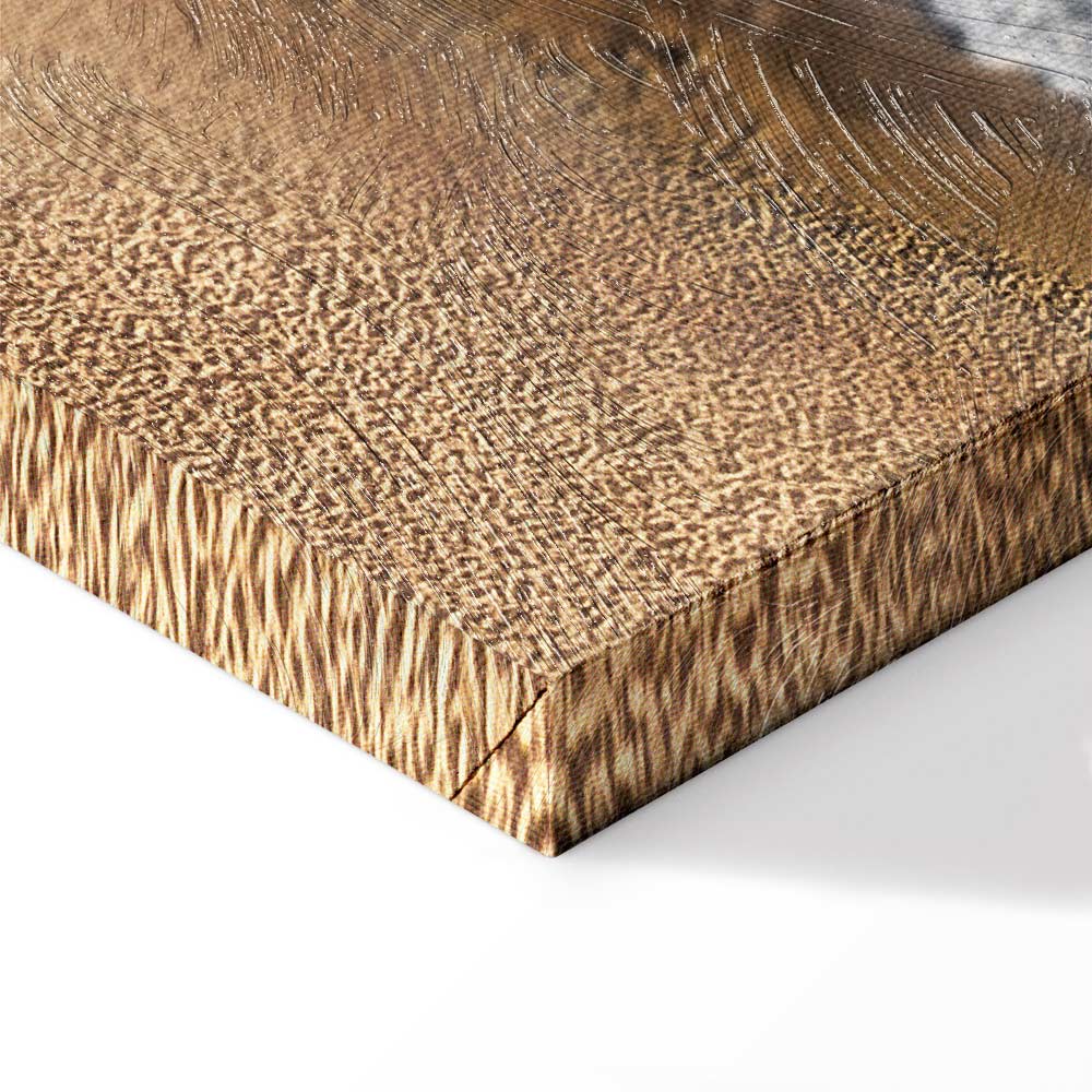 Abstract Sky Wave Vertical Canvas Print