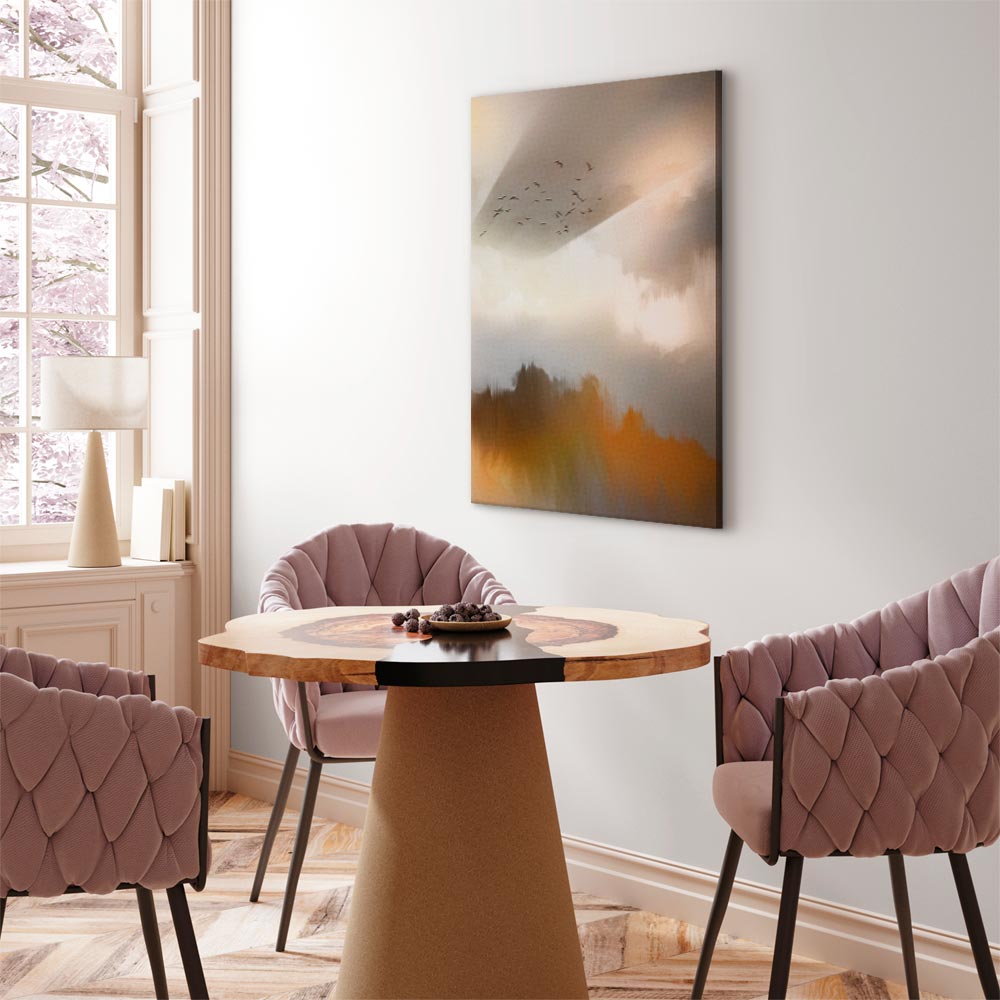 Abstract Birds Sky Canvas Print