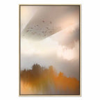 Abstract Birds Sky Canvas Print