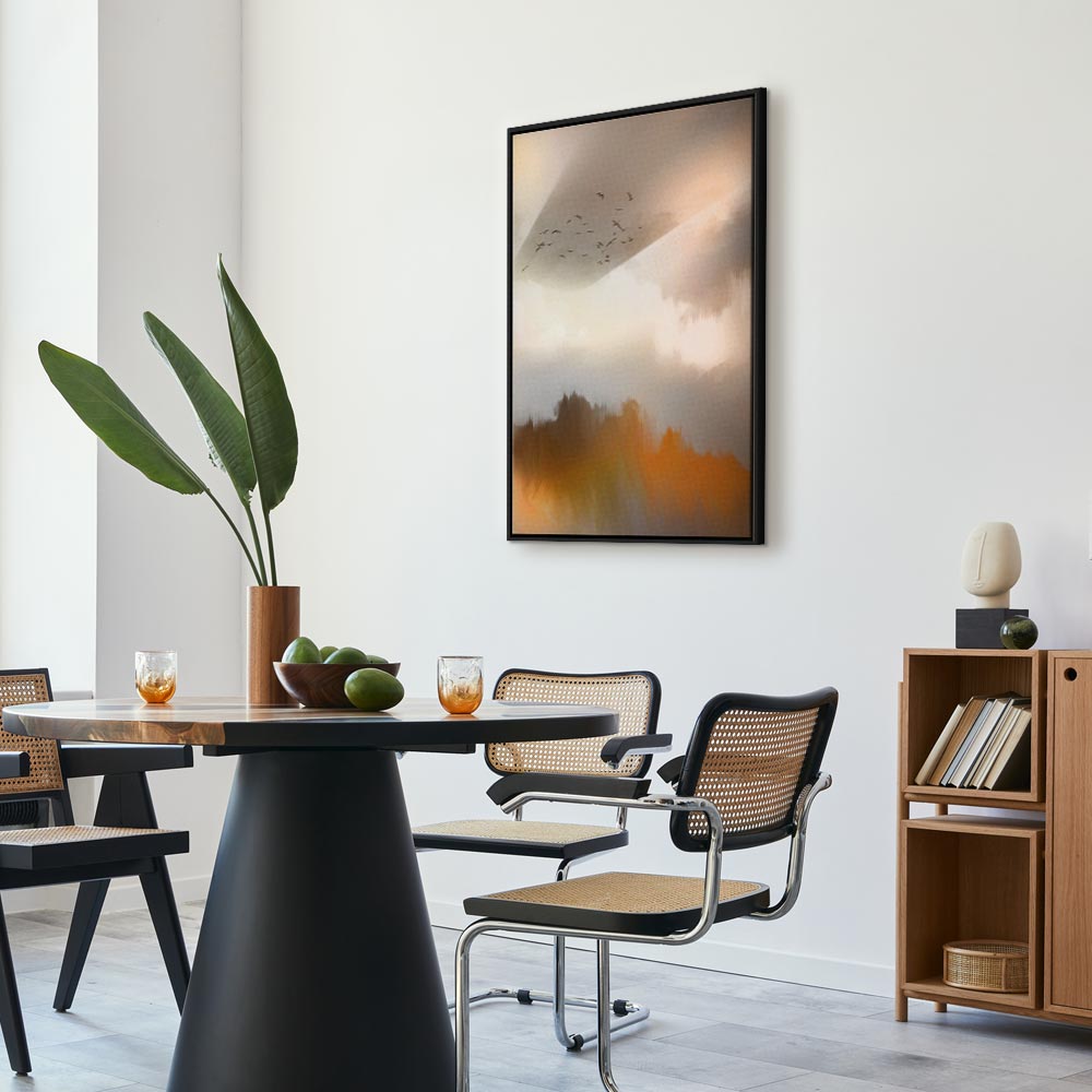 Abstract Birds Sky Canvas Print