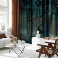 Mystical Forest Deer Landscape Wall Mural