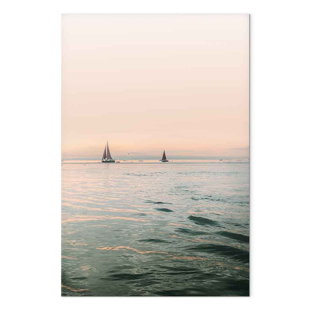 South Wind Ocean Landscape Canvas Print