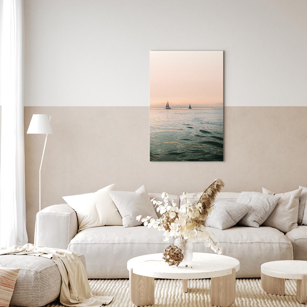 South Wind Ocean Landscape Canvas Print