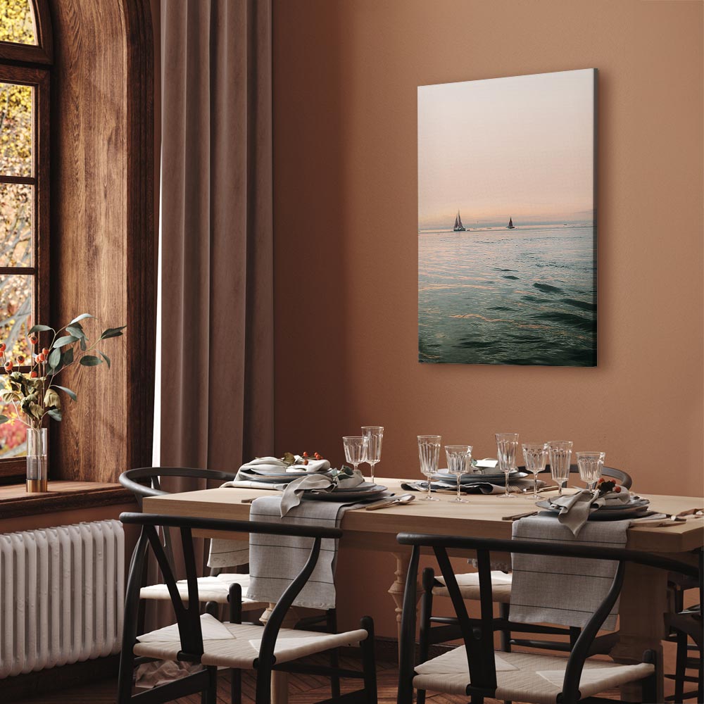 South Wind Ocean Landscape Canvas Print