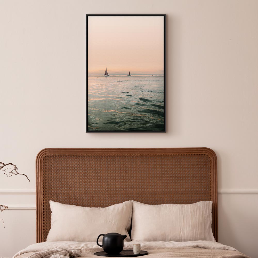 South Wind Ocean Landscape Canvas Print