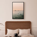 South Wind Ocean Landscape Canvas Print