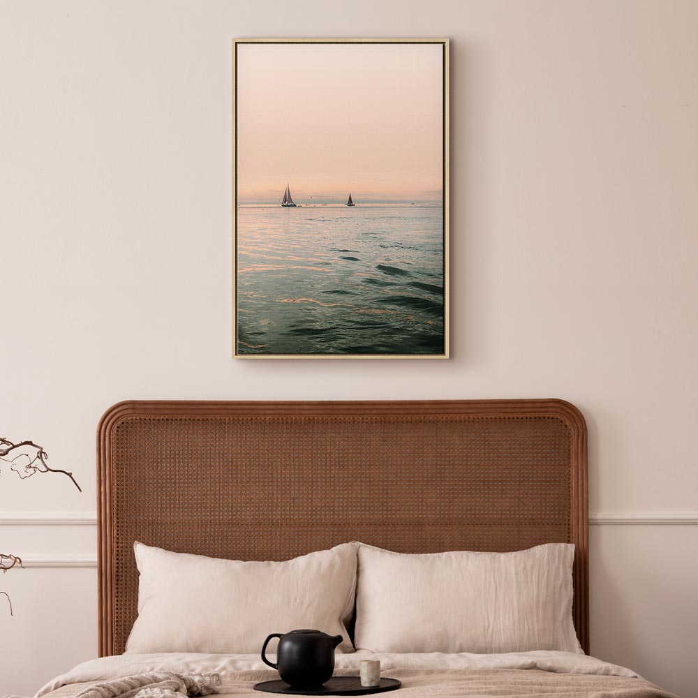South Wind Ocean Landscape Canvas Print