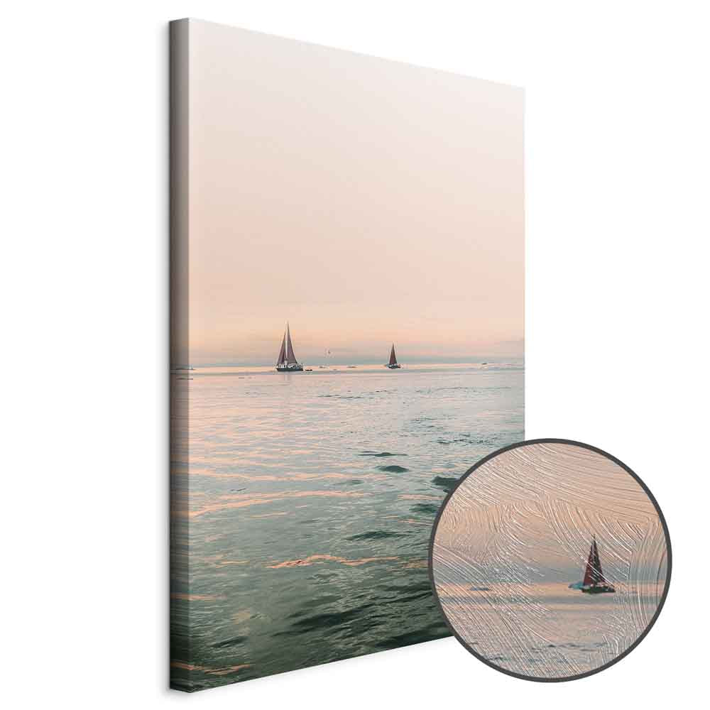 South Wind Ocean Landscape Canvas Print