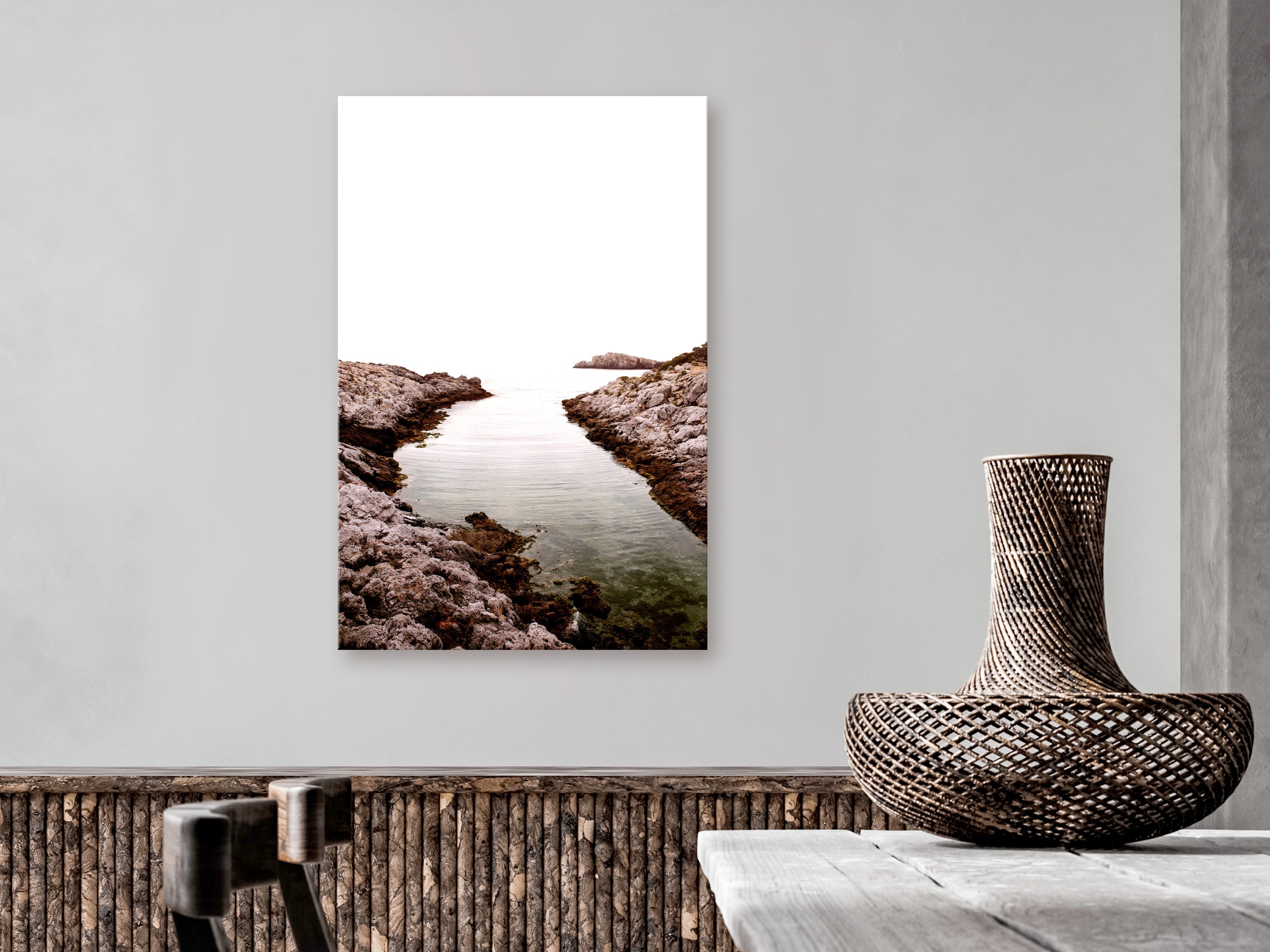 Canvas Print - Rocky Harbor (1 Part) Vertical