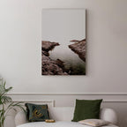 Rocky Harbor Water Stone Vertical Canvas Print