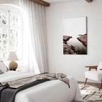 Rocky Harbor Water Stone Vertical Canvas Print