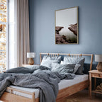 Rocky Harbor Water Stone Vertical Canvas Print