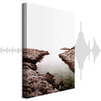 Rocky Harbor Water Stone Vertical Canvas Print