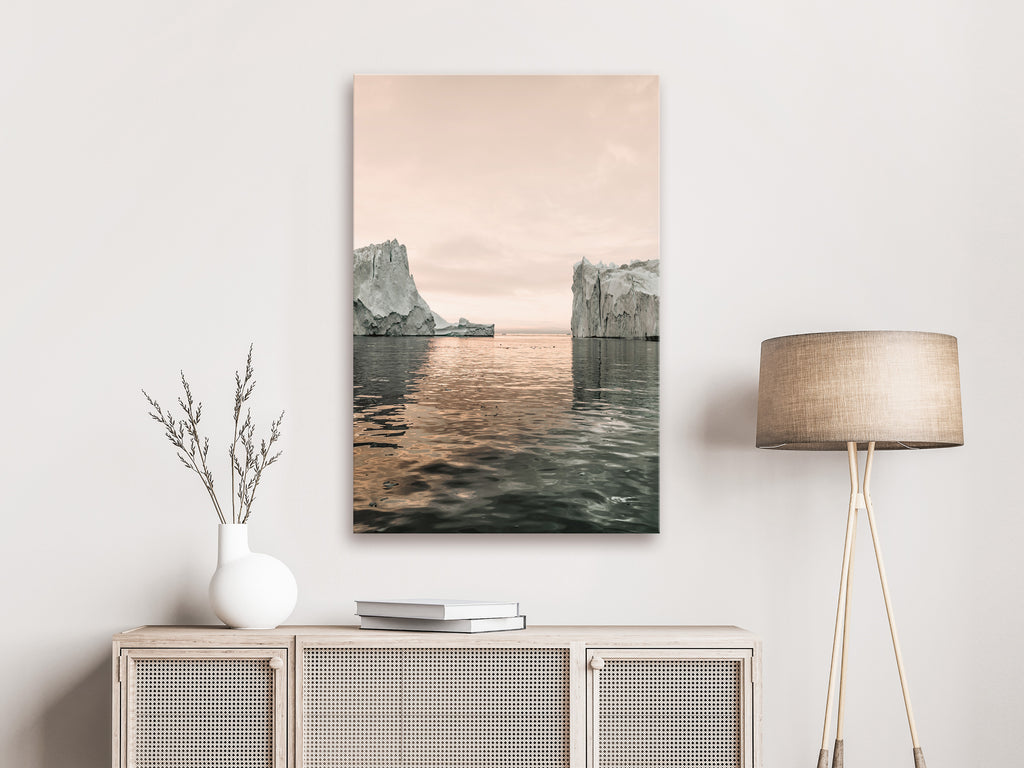 Canvas Print Ice Statues (1 Part) Vertical