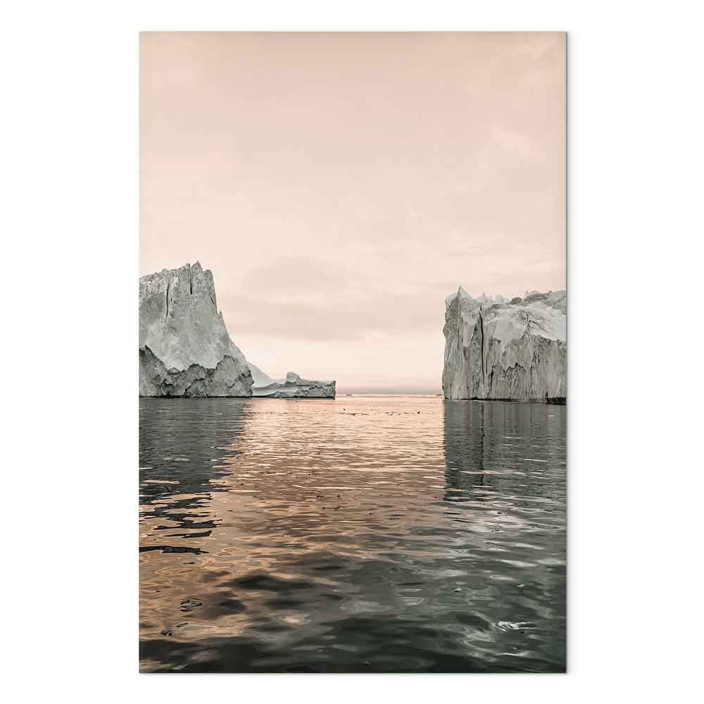 Ice Statues Nature Canvas Print