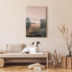 Ice Statues Nature Canvas Print