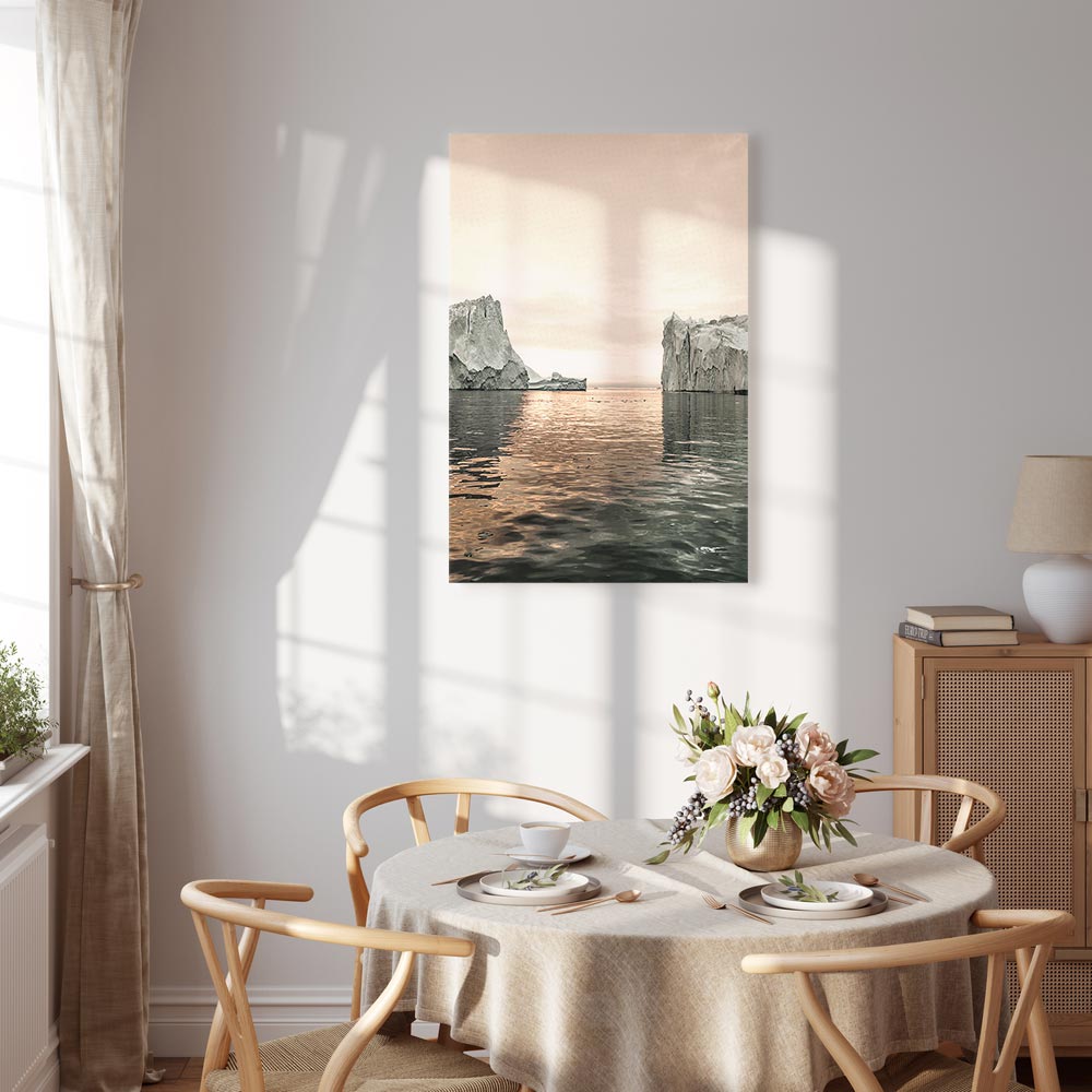 Ice Statues Nature Canvas Print