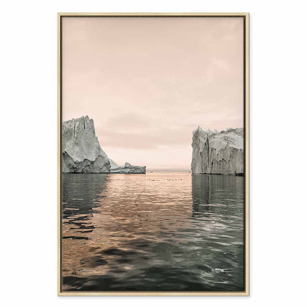 Ice Statues Nature Canvas Print