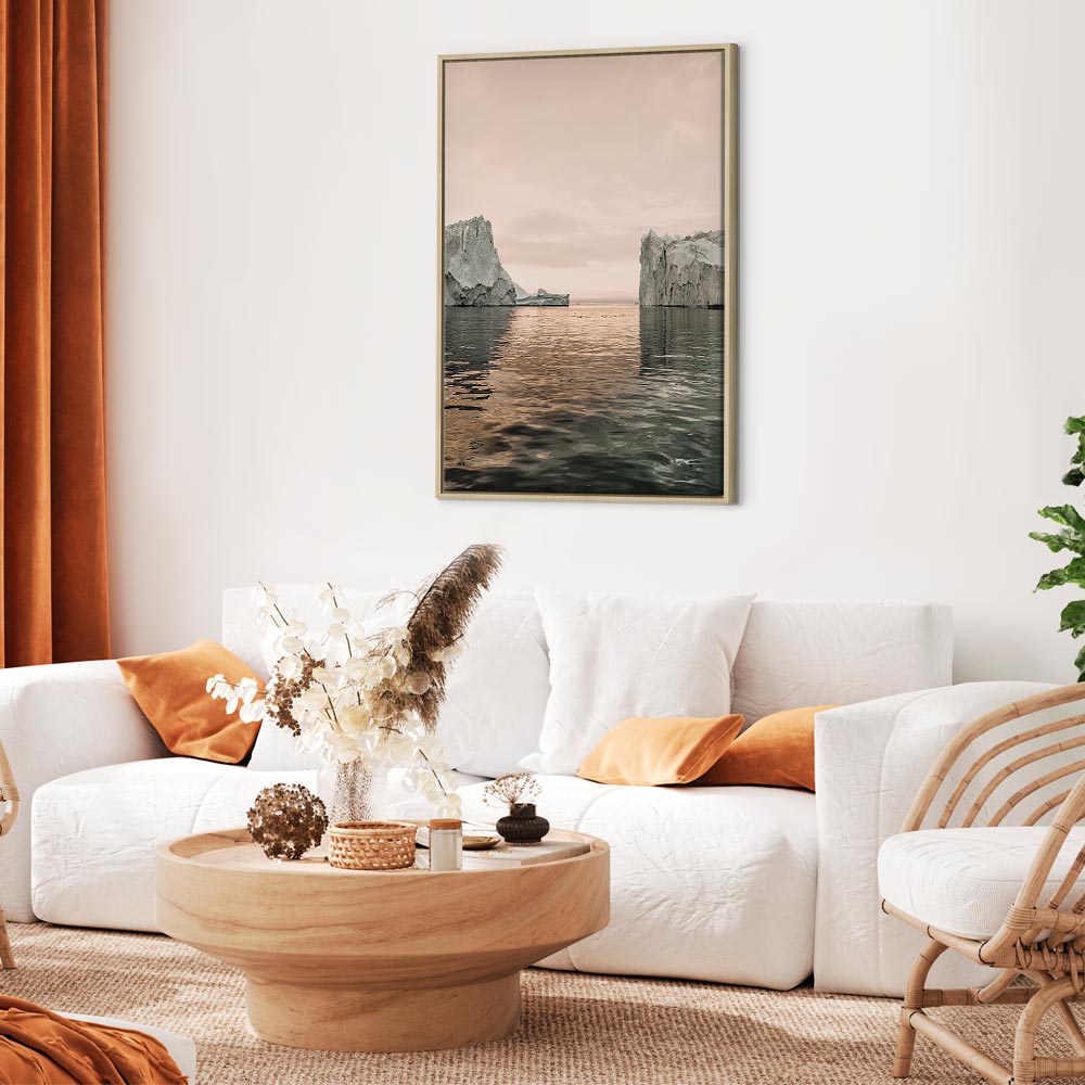 Ice Statues Nature Canvas Print