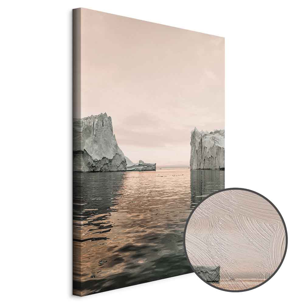 Ice Statues Nature Canvas Print