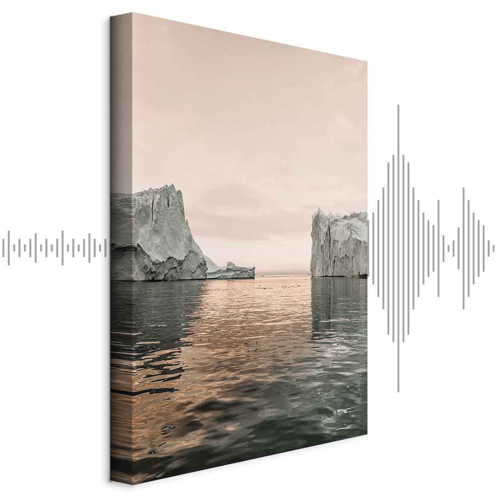 Ice Statues Nature Canvas Print