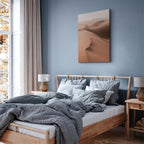 Sandy Desert Landscape Vertical Canvas Print