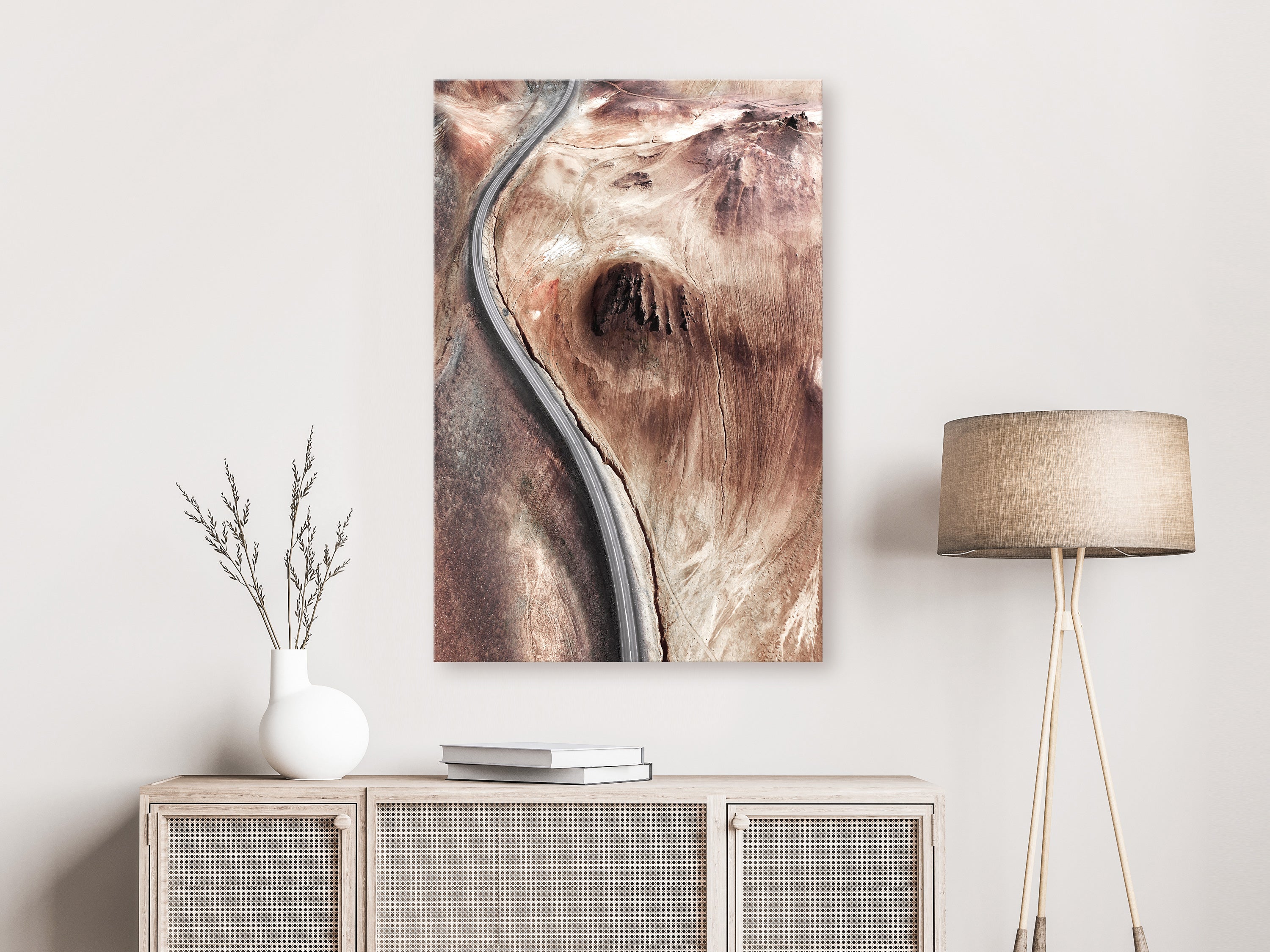 Canvas Print Mountain Serpentine (1 Part) Vertical