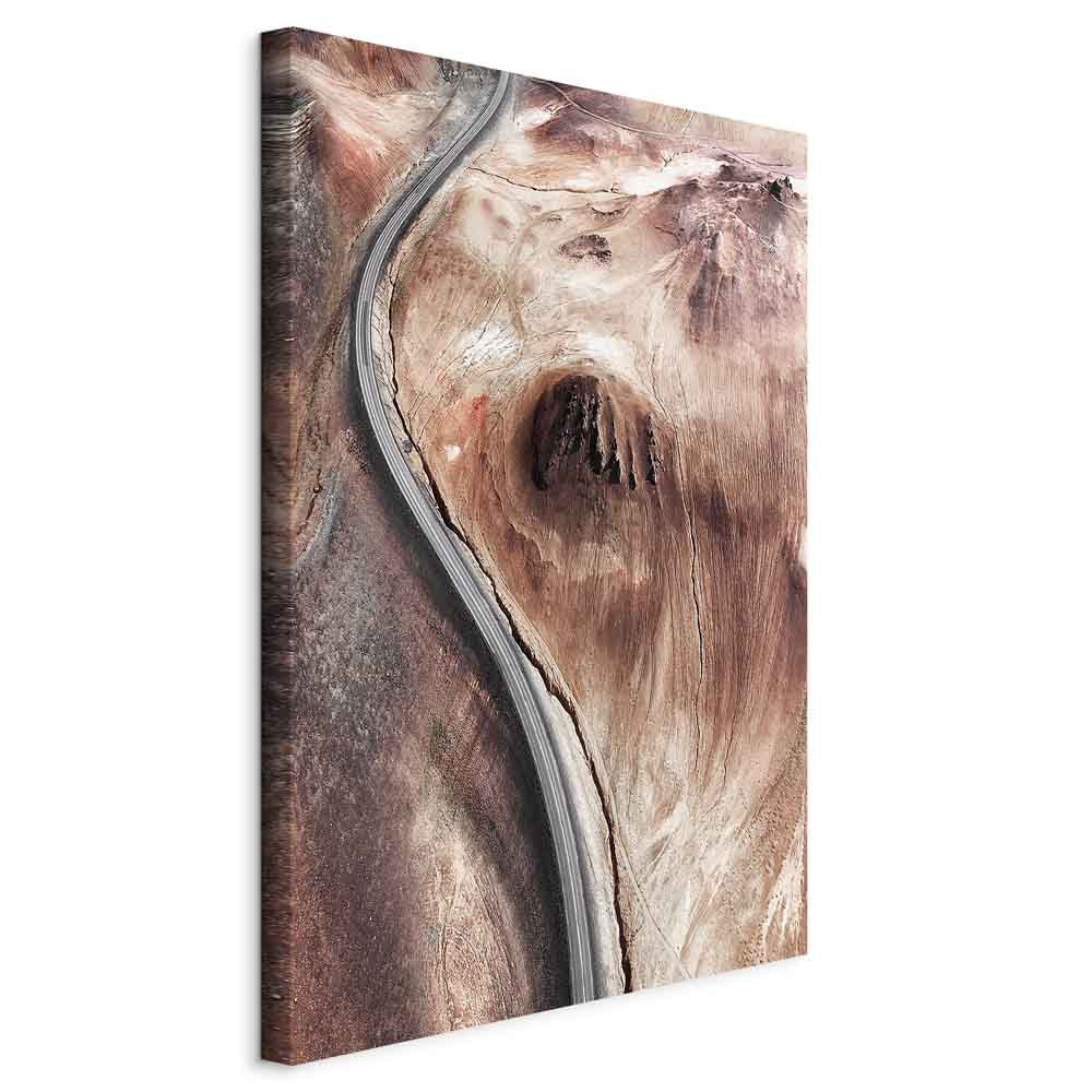 Mountain Serpentine Abstract Texture Canvas Print