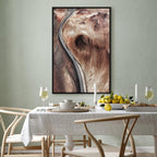 Mountain Serpentine Abstract Texture Canvas Print