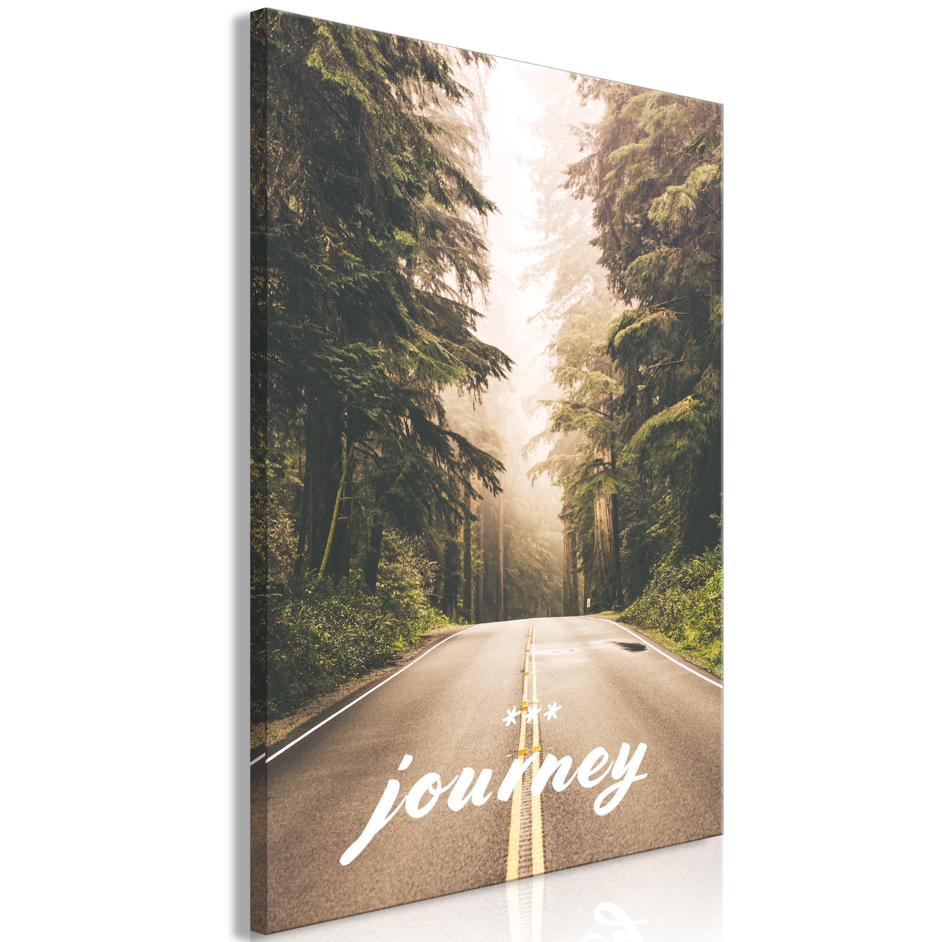 Canvas Print Journey Into The Unknown (1 Part) Vertical