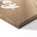 Misty Forest Path Landscape Canvas Print