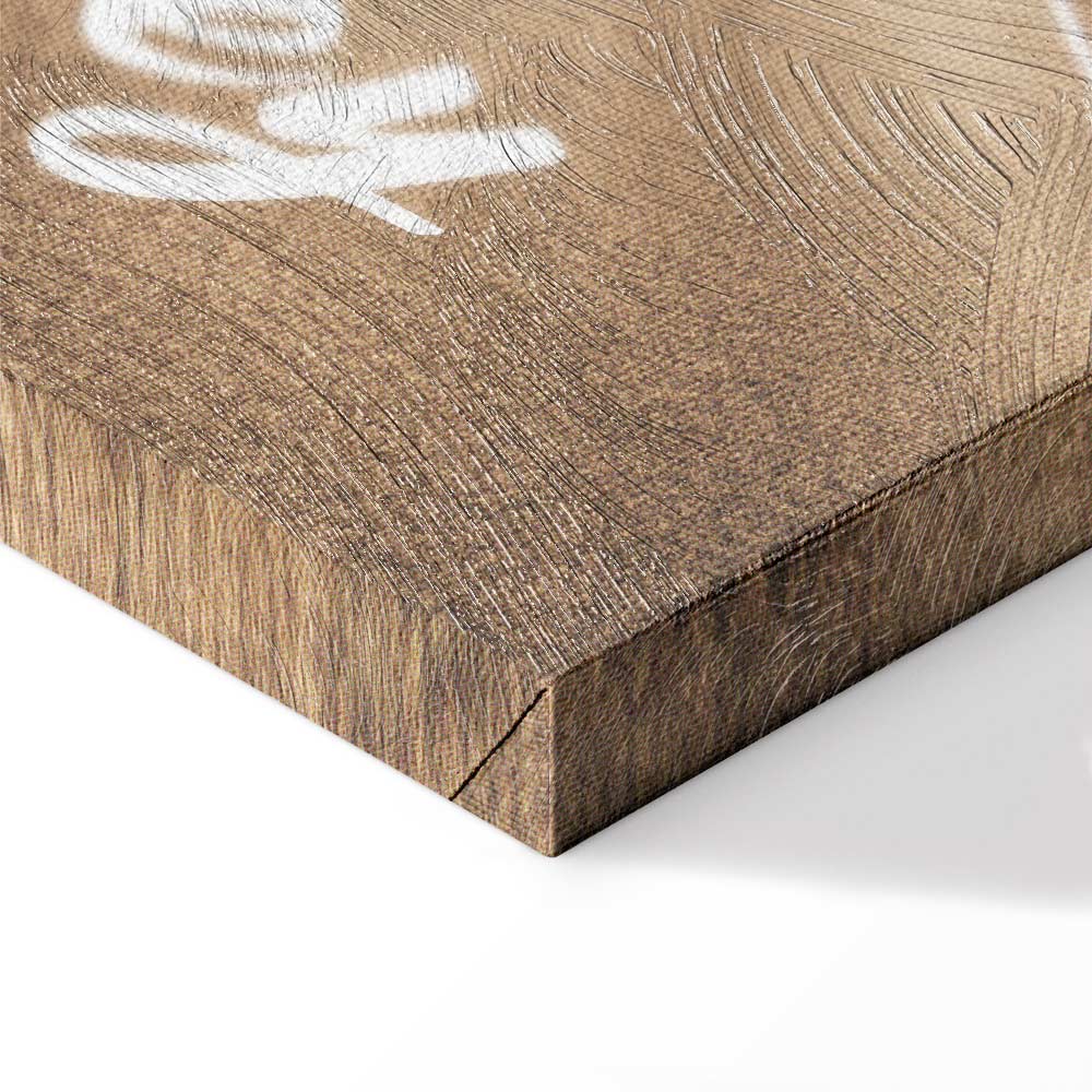 Misty Forest Path Landscape Canvas Print