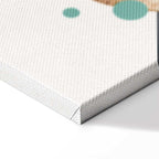 Geometric Abstract Landscape Vertical Canvas Print