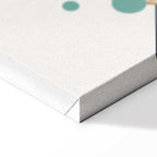 Geometric Abstract Landscape Vertical Canvas Print