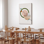 Geometric Abstract Landscape Vertical Canvas Print