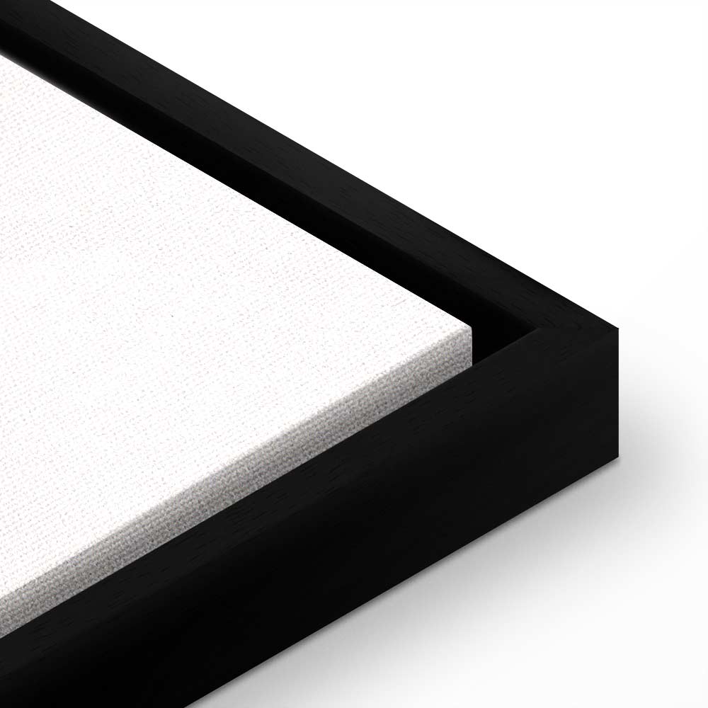 Geometric Abstract Landscape Vertical Canvas Print