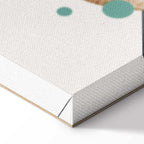 Geometric Abstract Landscape Vertical Canvas Print