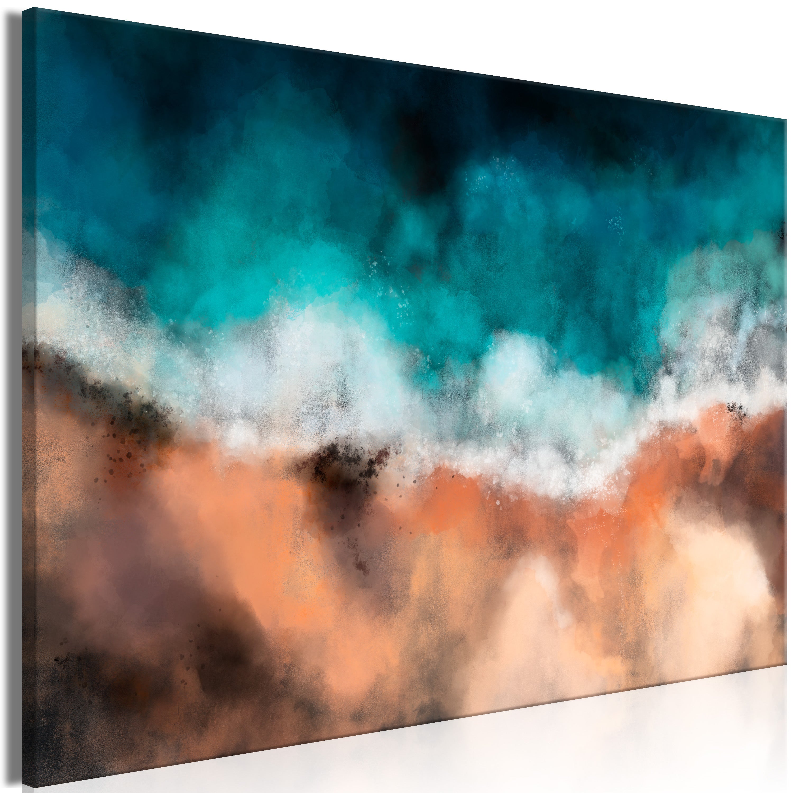 Canvas Print - Waves in the Sand (1 Part) Wide