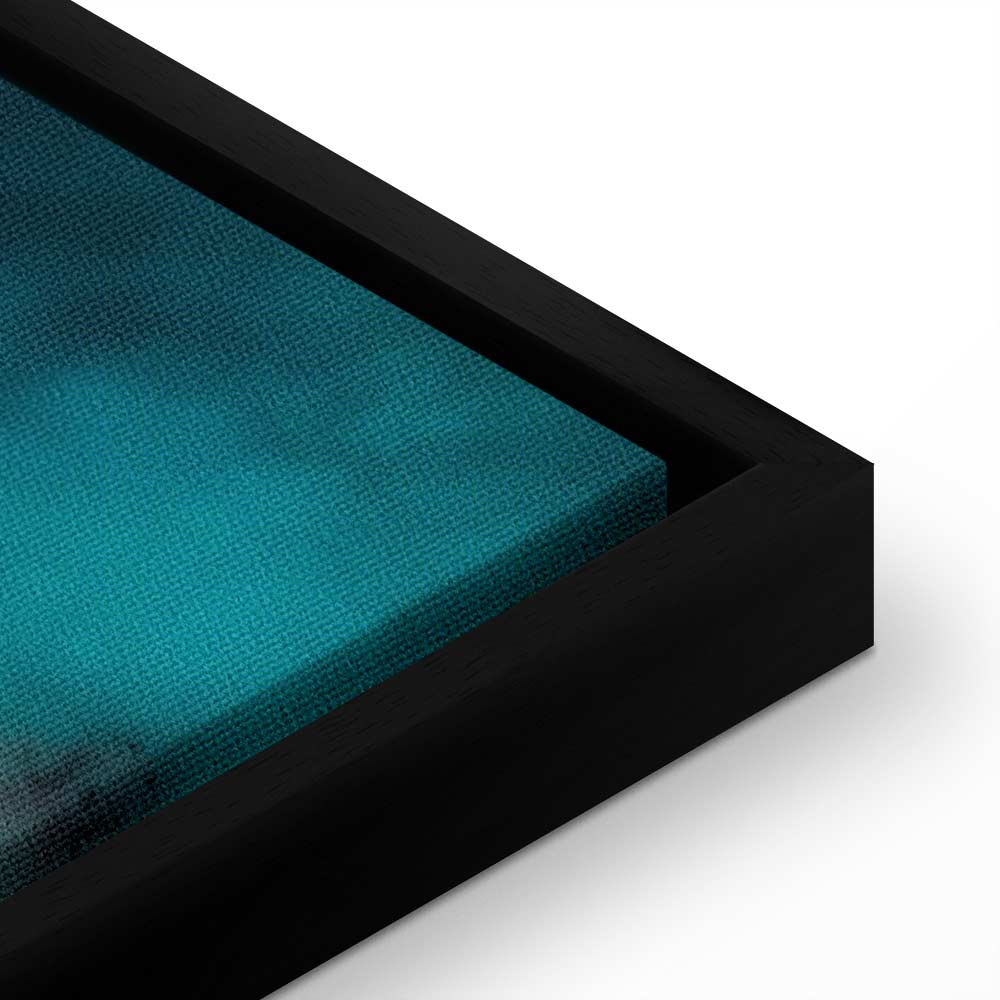 Abstract Sea Waves in Sand Wide Canvas Print