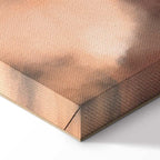 Abstract Sea Waves in Sand Wide Canvas Print