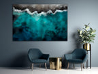 Canvas Print Blue Lagoon 1 Part Wide
